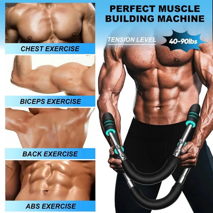 Adjustable U-Shaped Chest Expander Home Strength Trainer