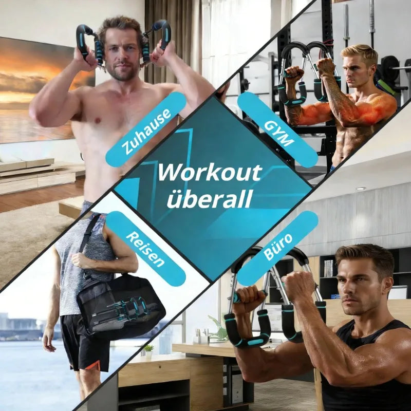Adjustable U-Shaped Chest Expander Home Strength Trainer