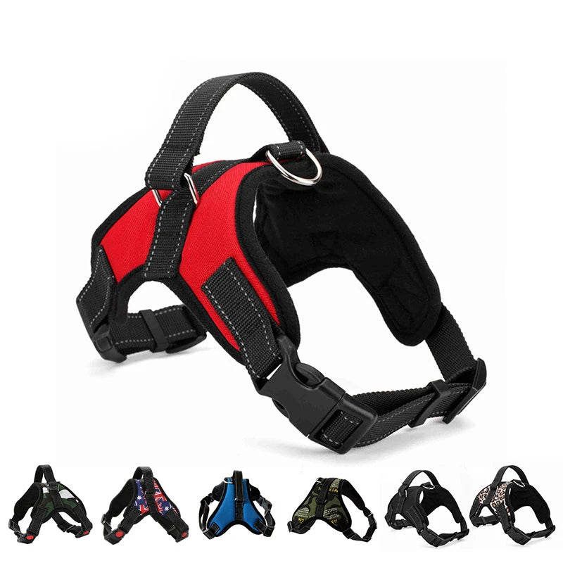 Adjustable Nylon Dog Harness Vest With Quick Release