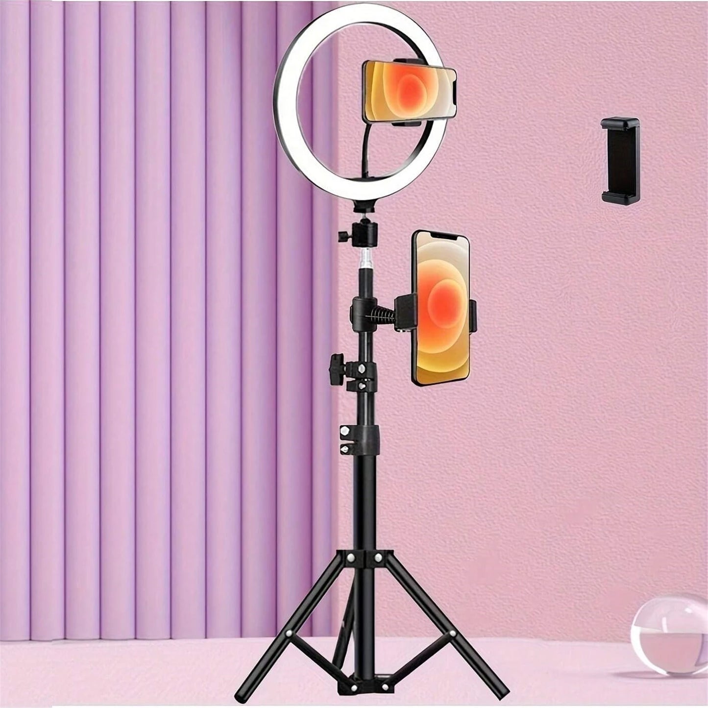 10-Inch LED Selfie Ring Light with Tripod Stand - EverGrowMarkeplace