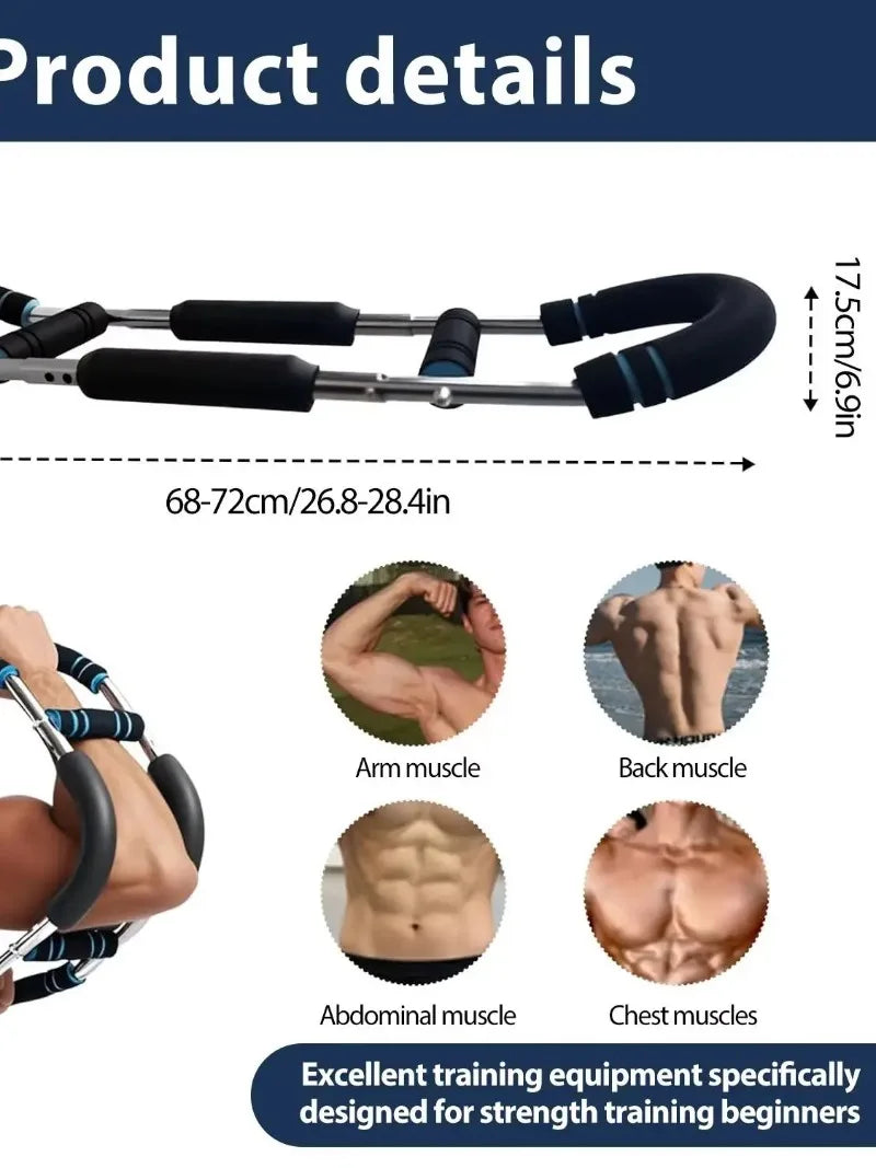 Adjustable U-Shaped Chest Expander Home Strength Trainer