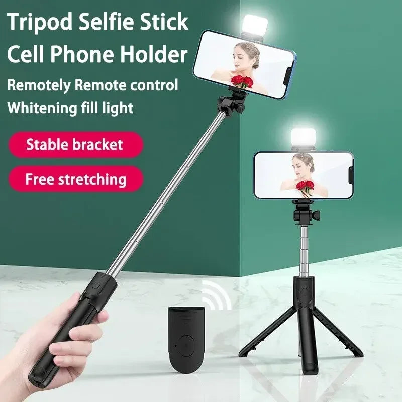 Bluetooth Selfie Stick Tripod with Wireless Remote - EverGrowMarkeplace